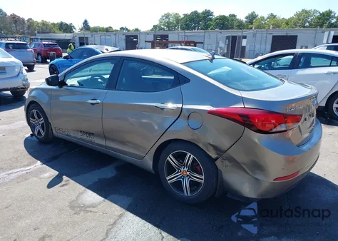 2014 Hyundai Elantra Se from USA, damaged, VIN 5NPDH4AE8EH530934